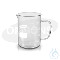 Kundenspezifische Becher, 1000 ml, mit Henkel, mit Ausguss, klar Kundenspezifische Messkolben,...